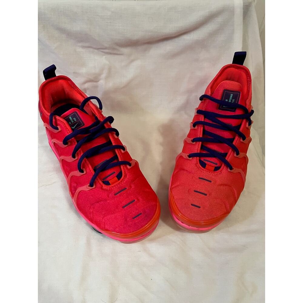 Nike Air VaporMax Plus Wmns 7 Pink/Crimson CU4907-600 Like New No Box